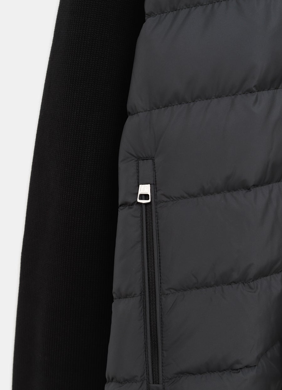 Cárdigan acolchado con cremallera para hombre