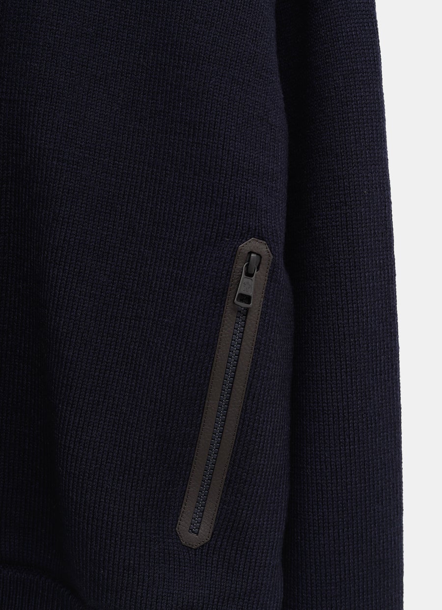 Cárdigan acolchado con cremallera para hombre