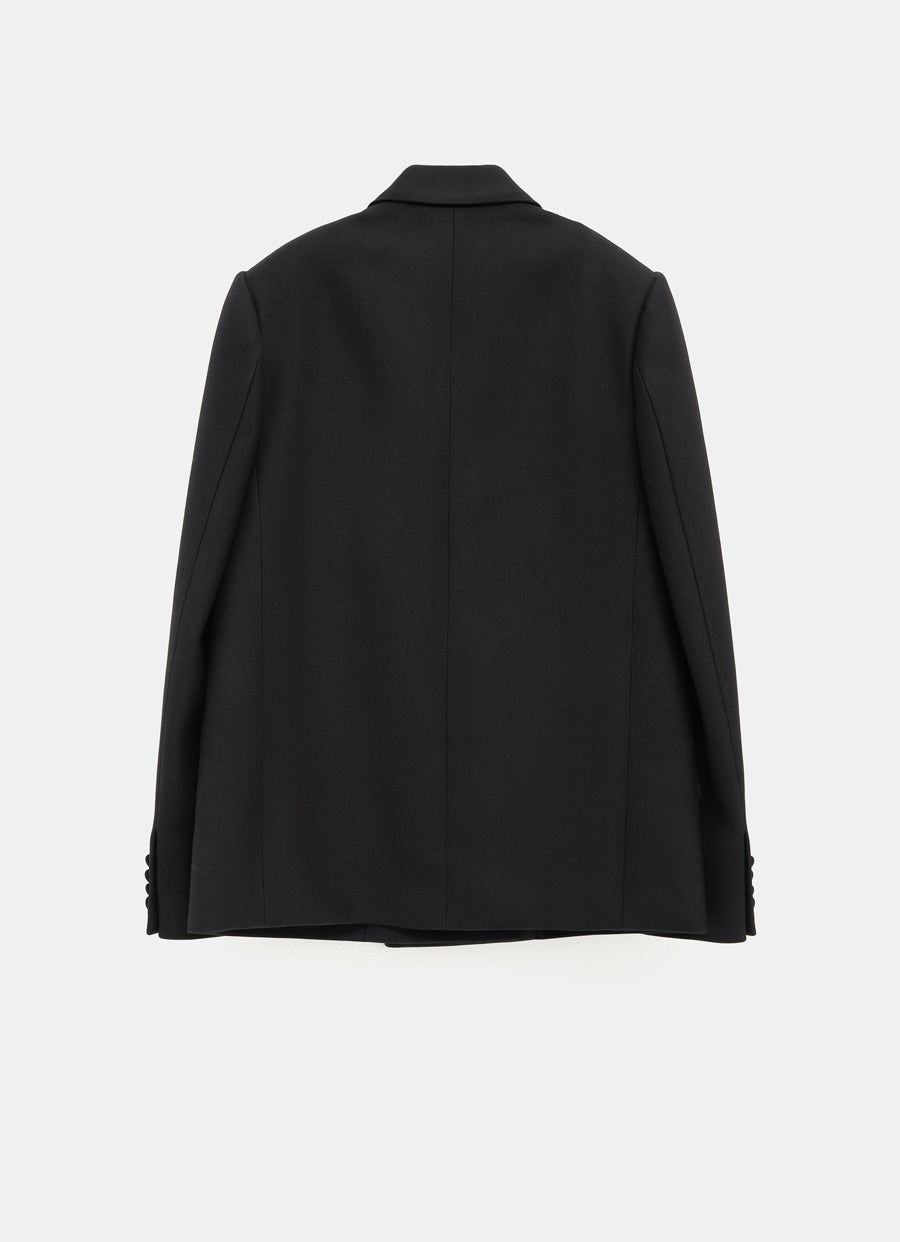 Chaqueta cruzada de lana