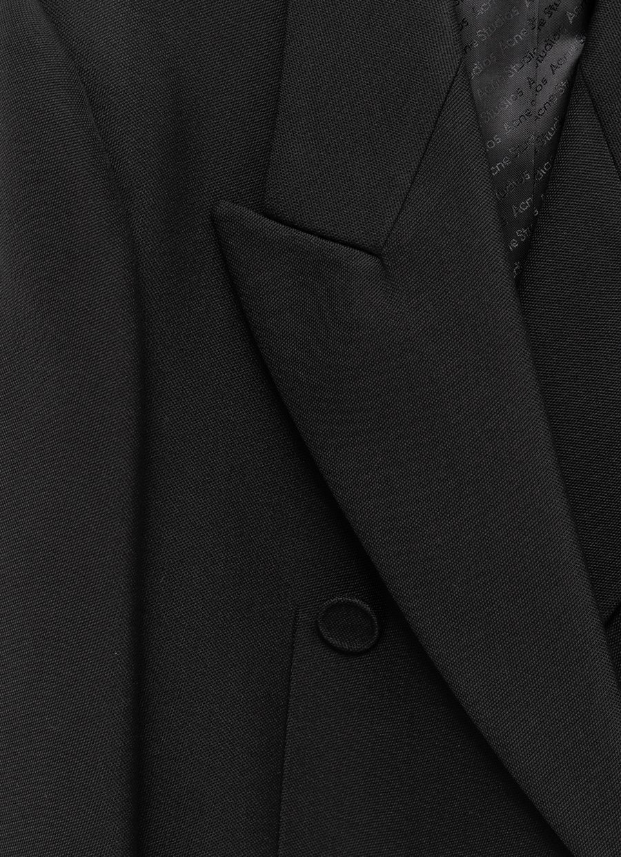 Chaqueta cruzada de lana