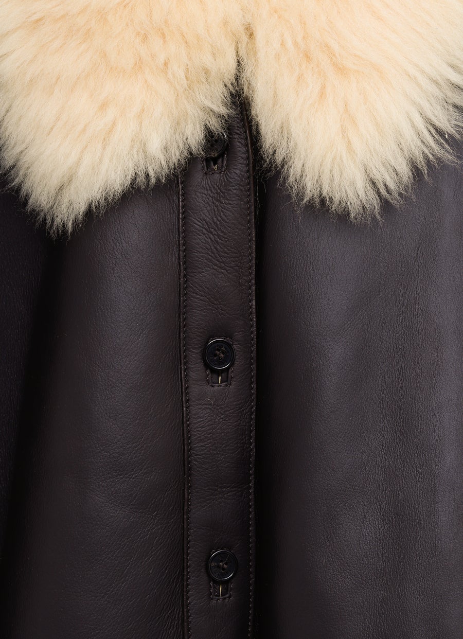 Chaqueta de piel de borrego