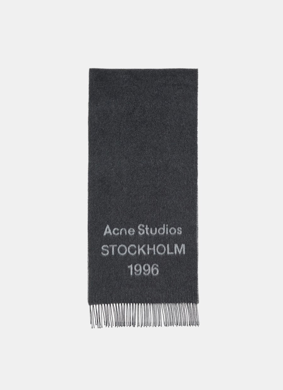 Bufanda ancha con logo