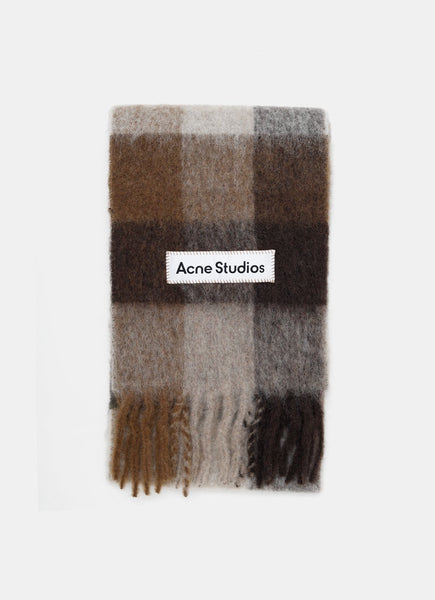 Acne Studios | Mohair Checked Scarf at Ekseption – EKSEPTION