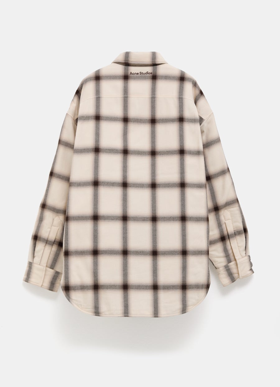 Sobrecamisa de franela para hombre