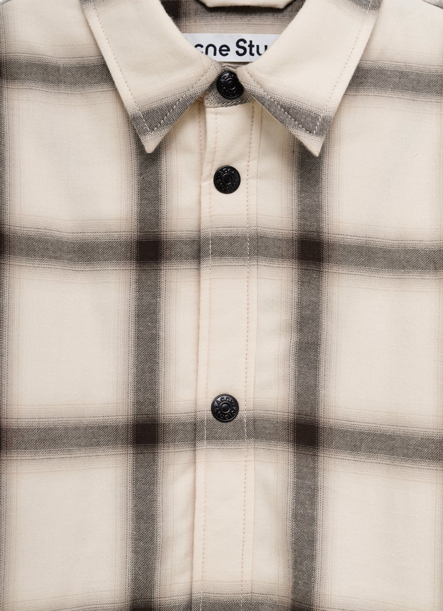 Sobrecamisa de franela para hombre