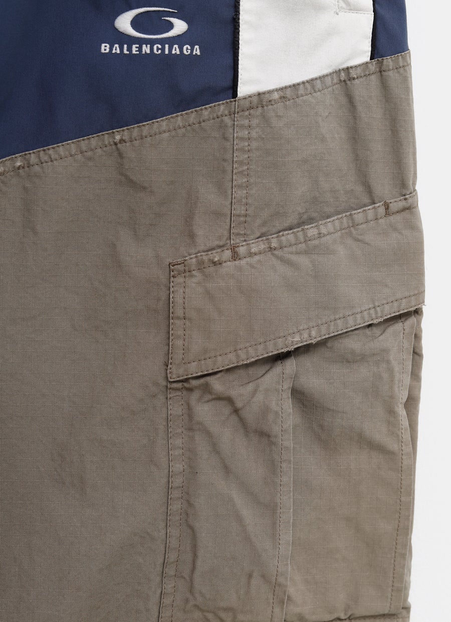 Pantalón deportivo corto 50/50 para hombre