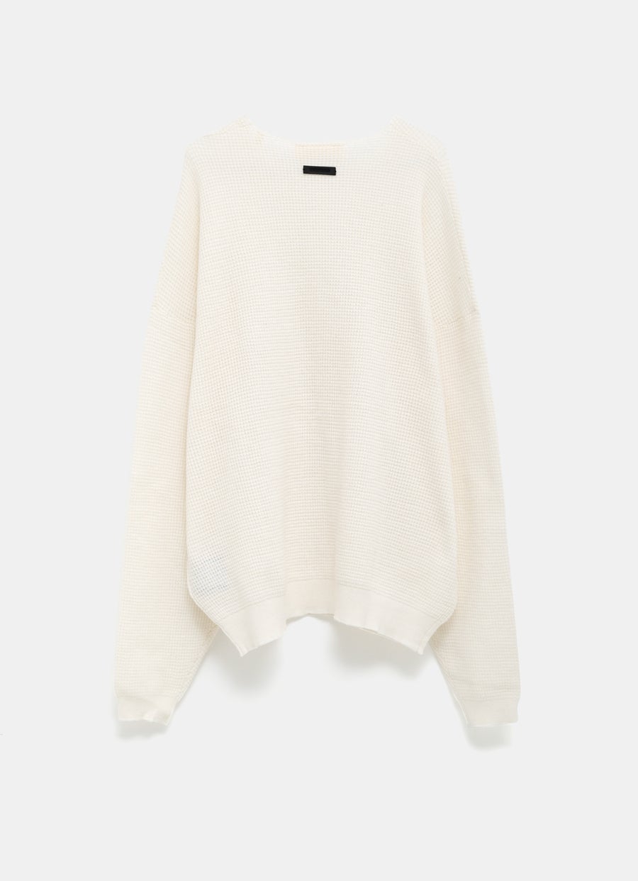 Jersey de punto gofre para hombre