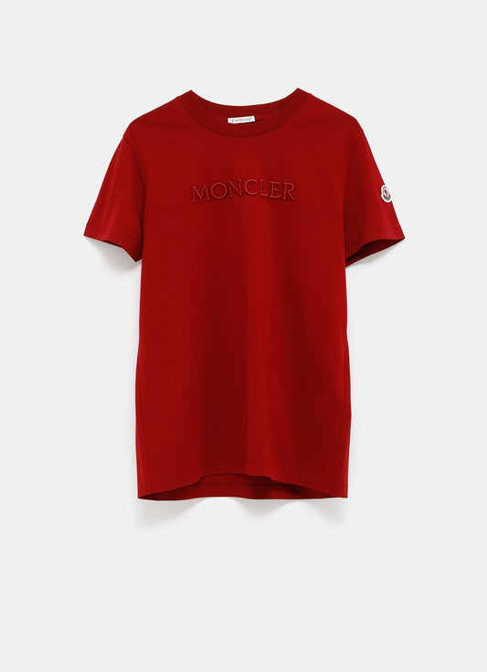 Camiseta con logo a tono bordado para mujer