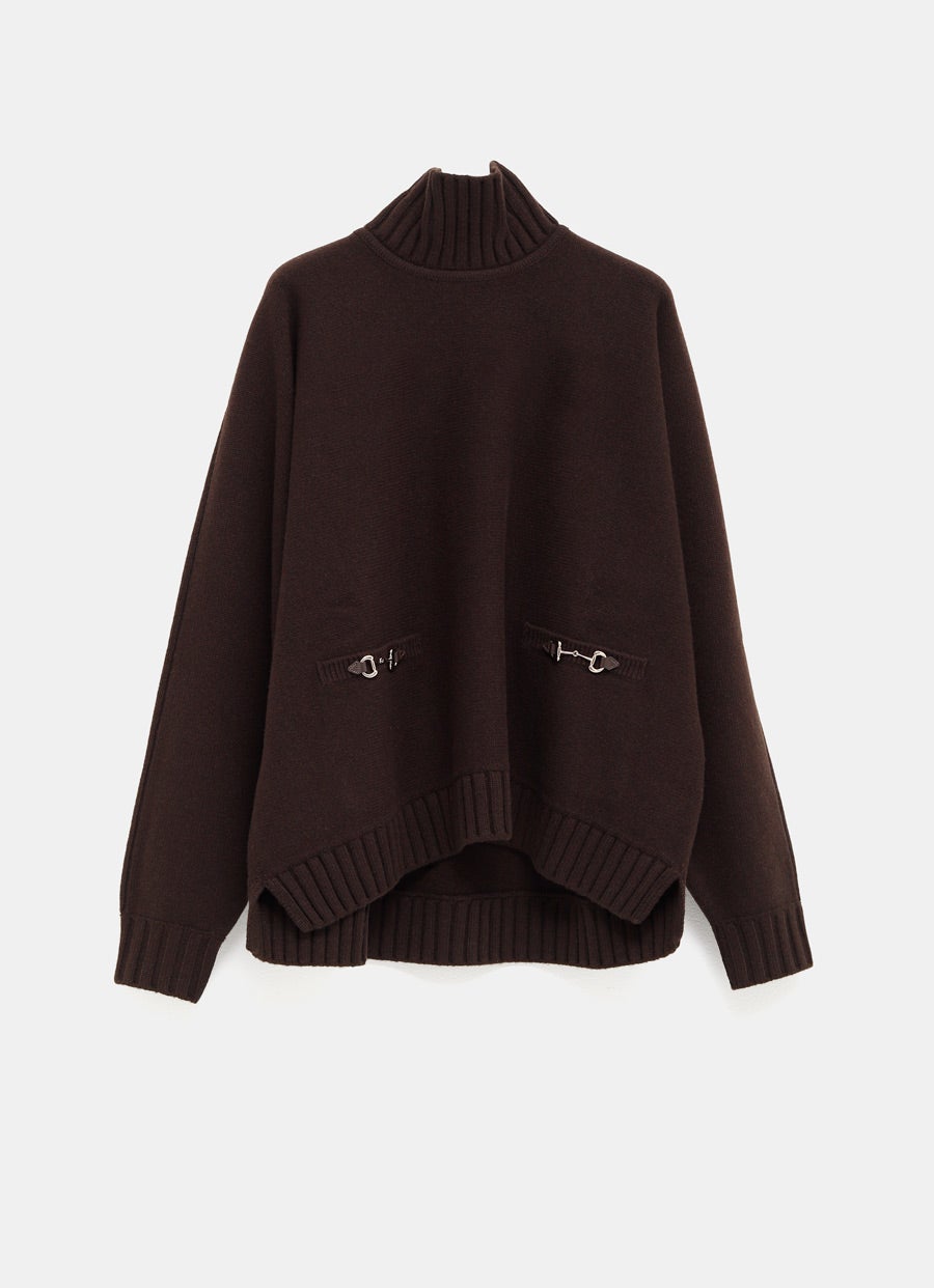 Jersey con detalles Horsebit para hombre