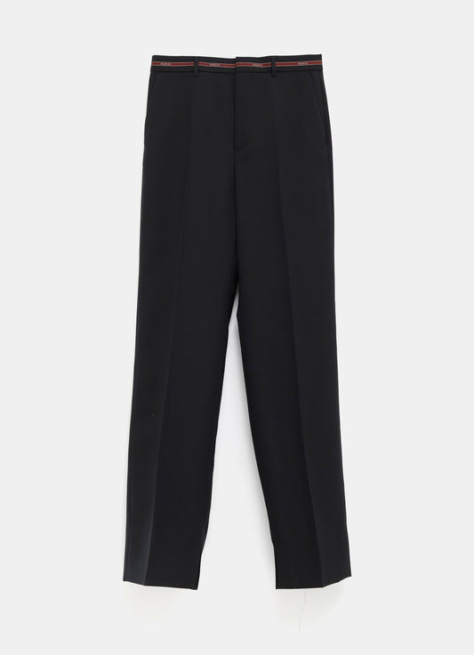 Pantalón de lana con detalle de selvedge para hombre