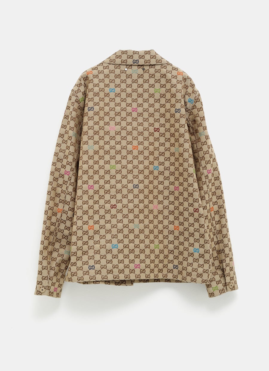 Chaqueta de lona GG para hombre