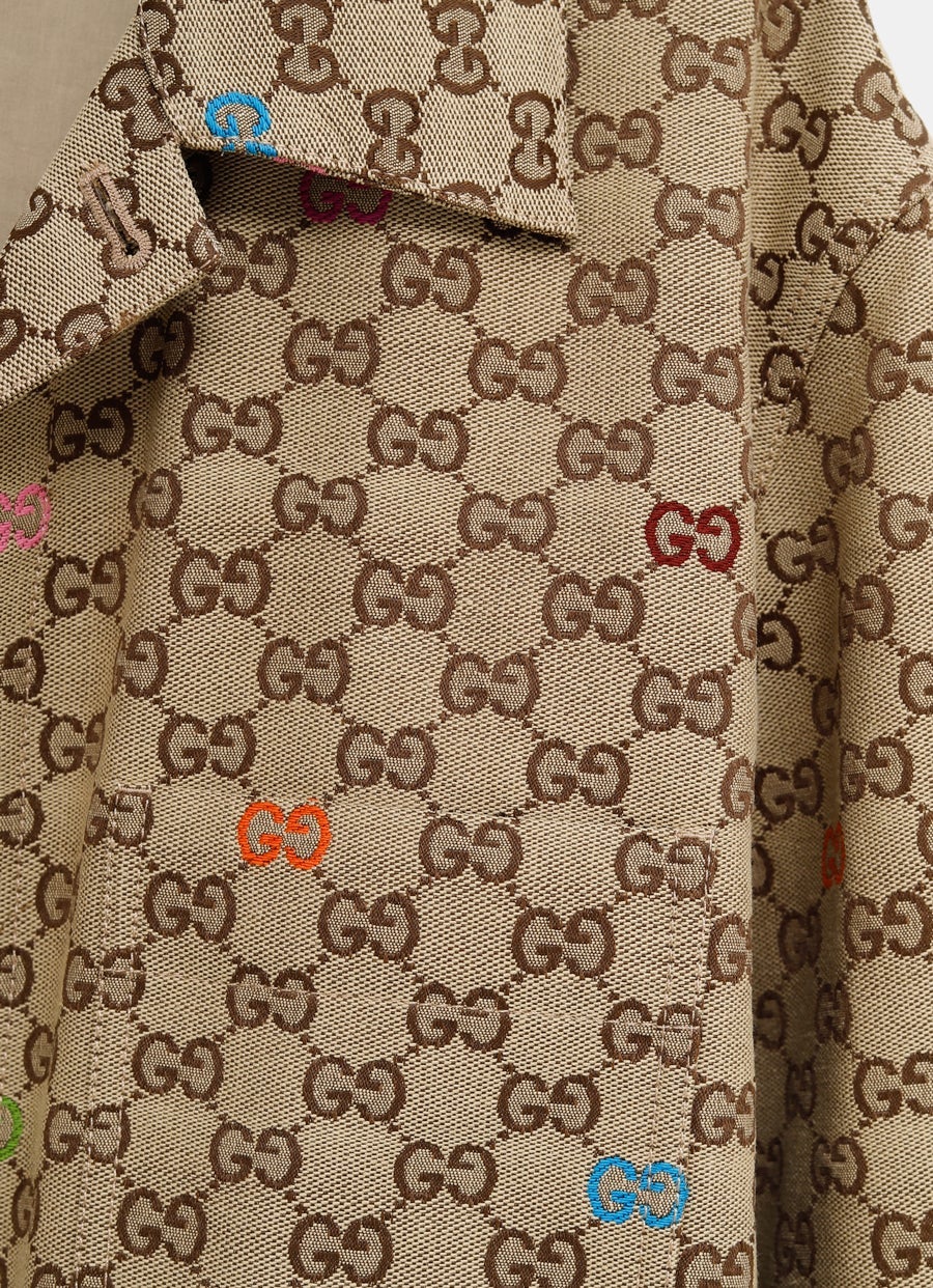 Chaqueta de lona GG para hombre