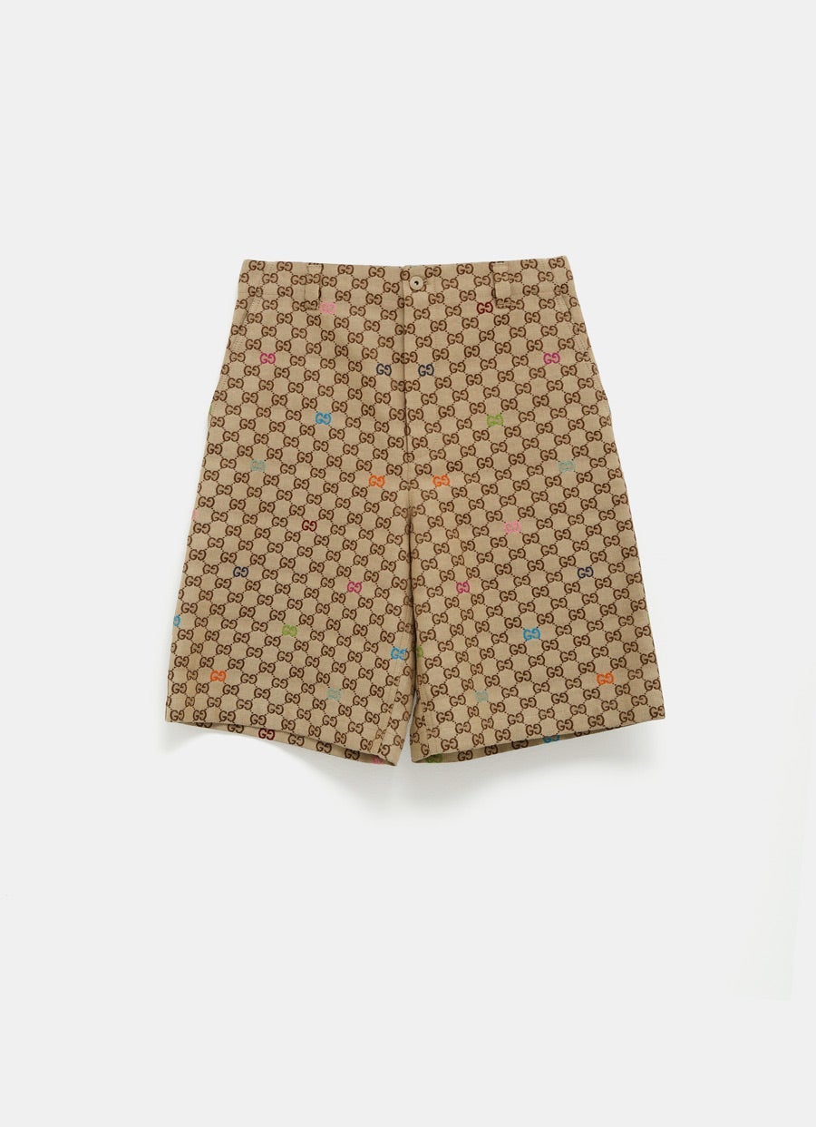 Short de lona con GG para hombre