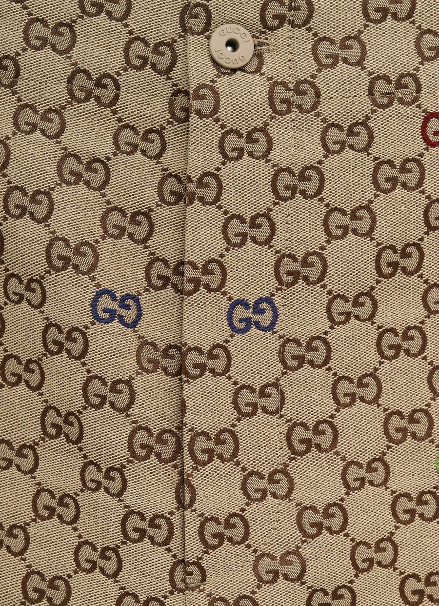 Short de lona con GG para hombre