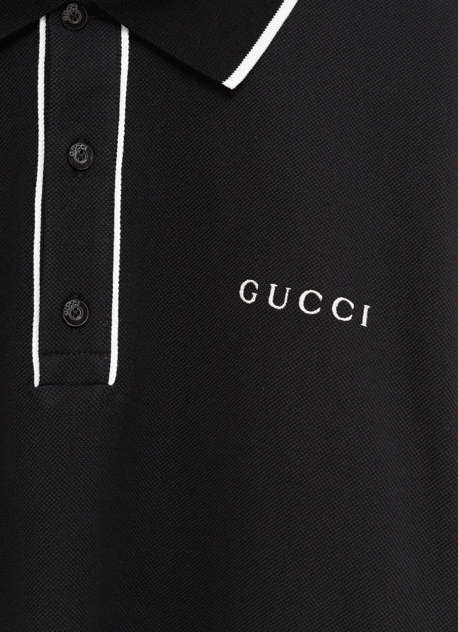 Polo piqué de algodón GG para hombre