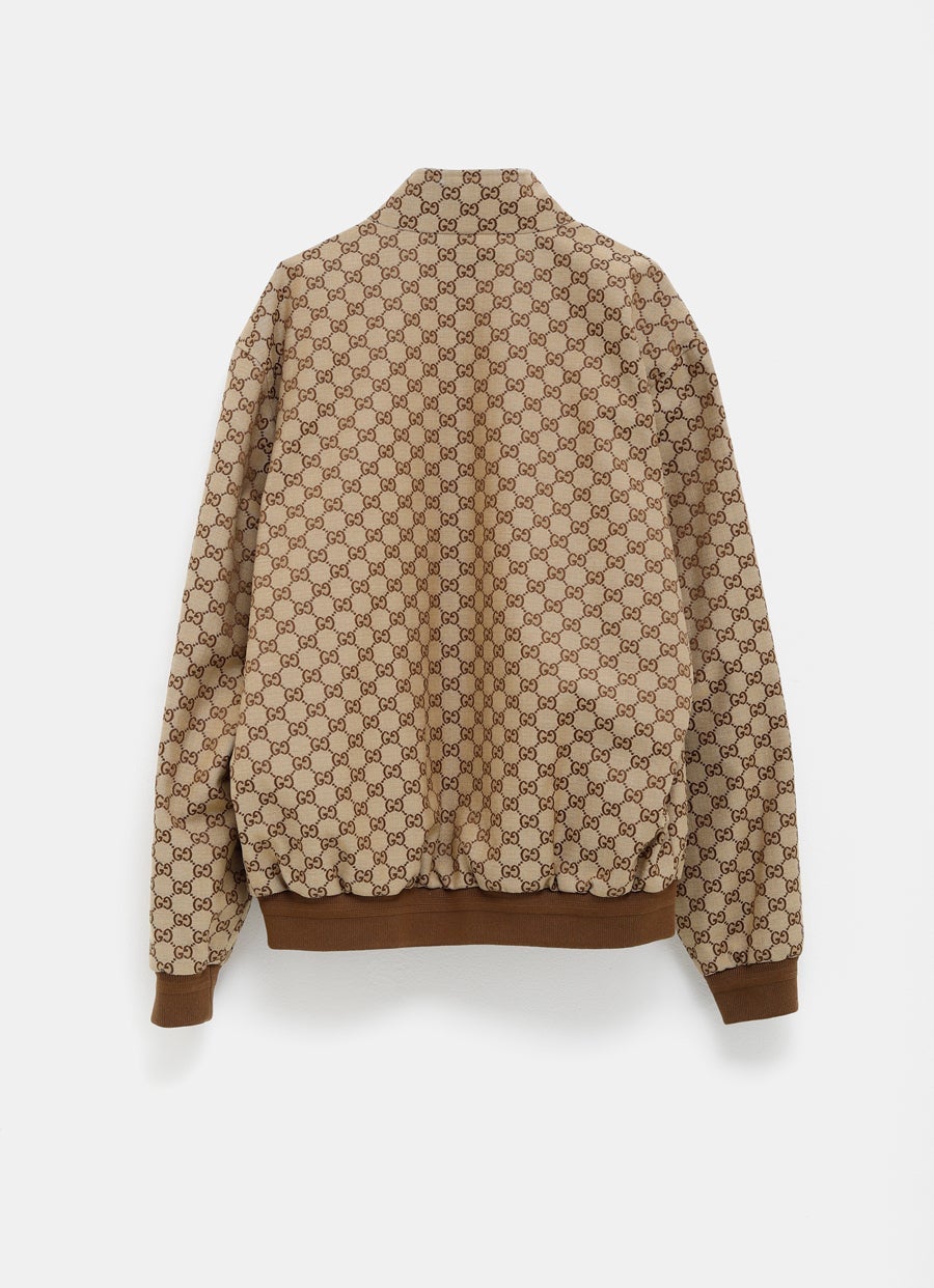 Chaqueta bomber de lona GG para hombre