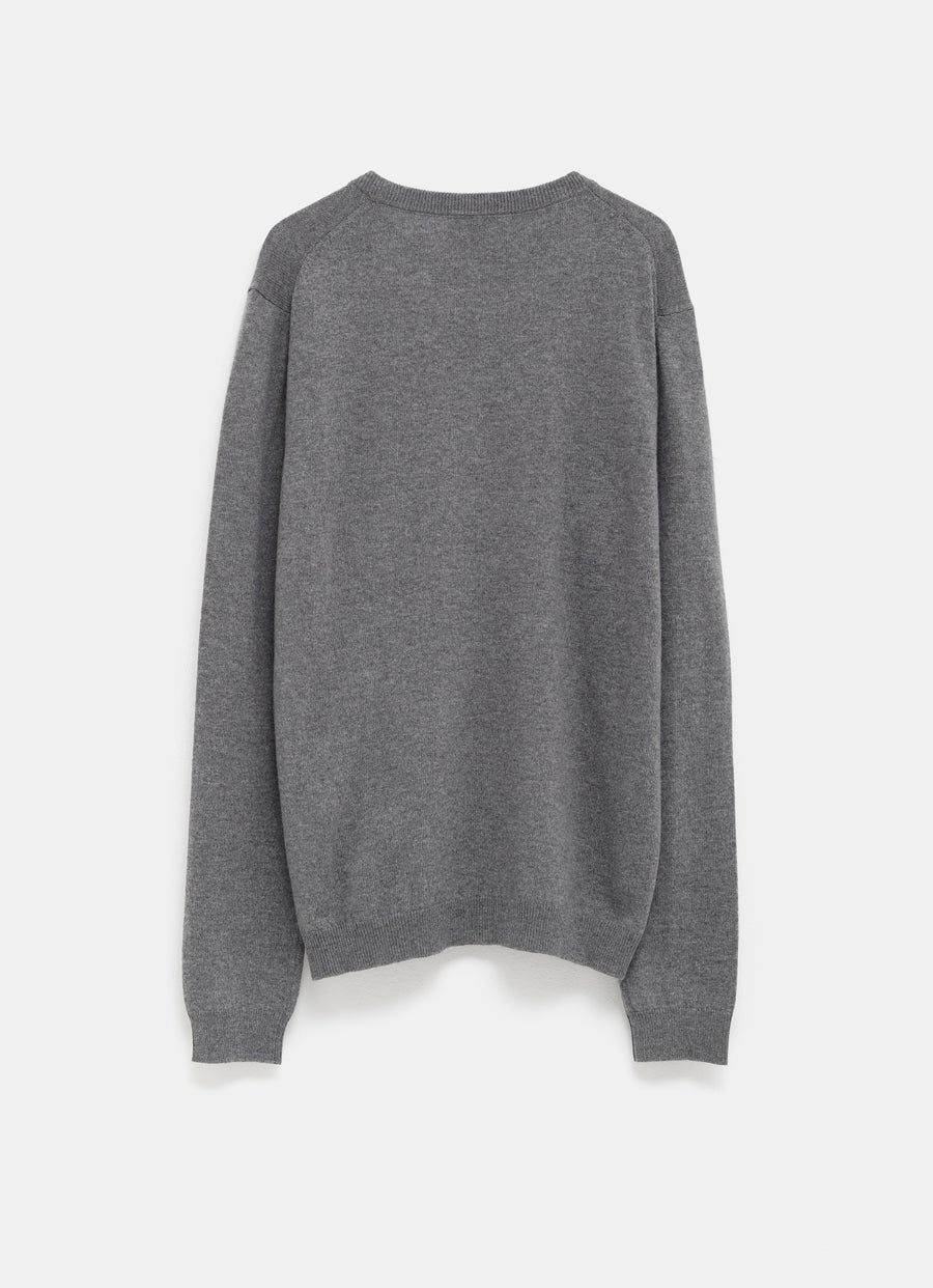 Jersey cashmere con motivo GG para hombre