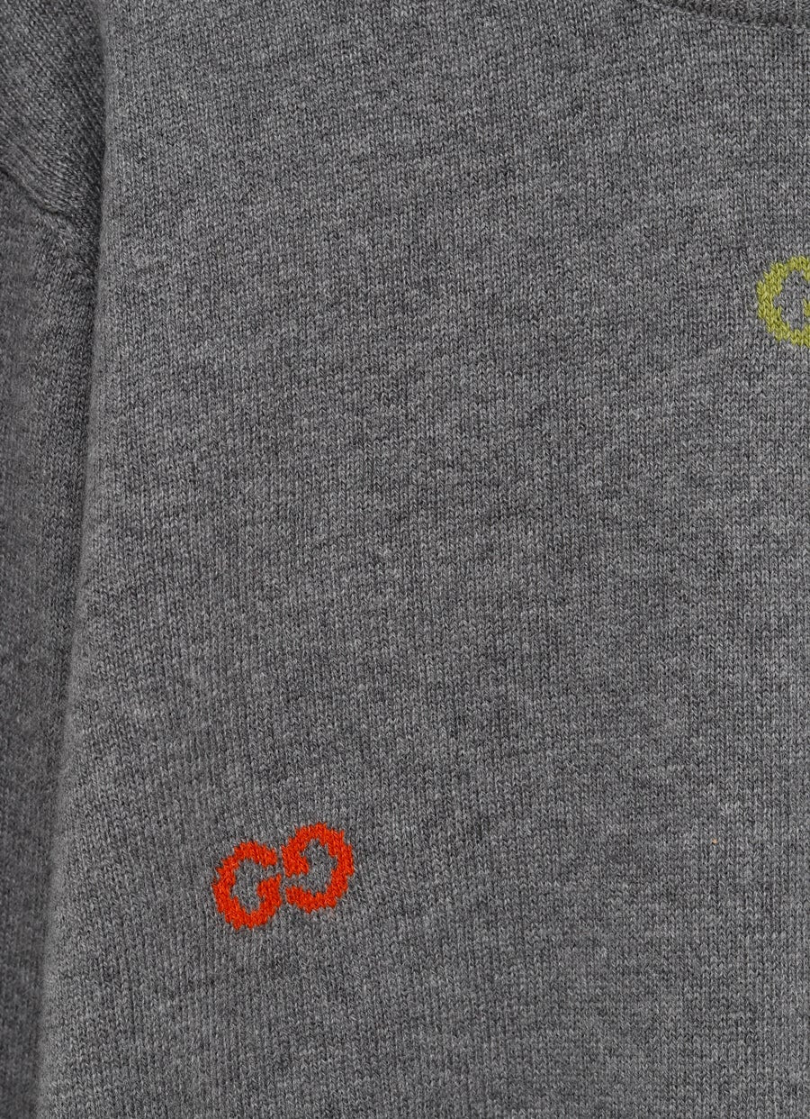 Jersey cashmere con motivo GG para hombre