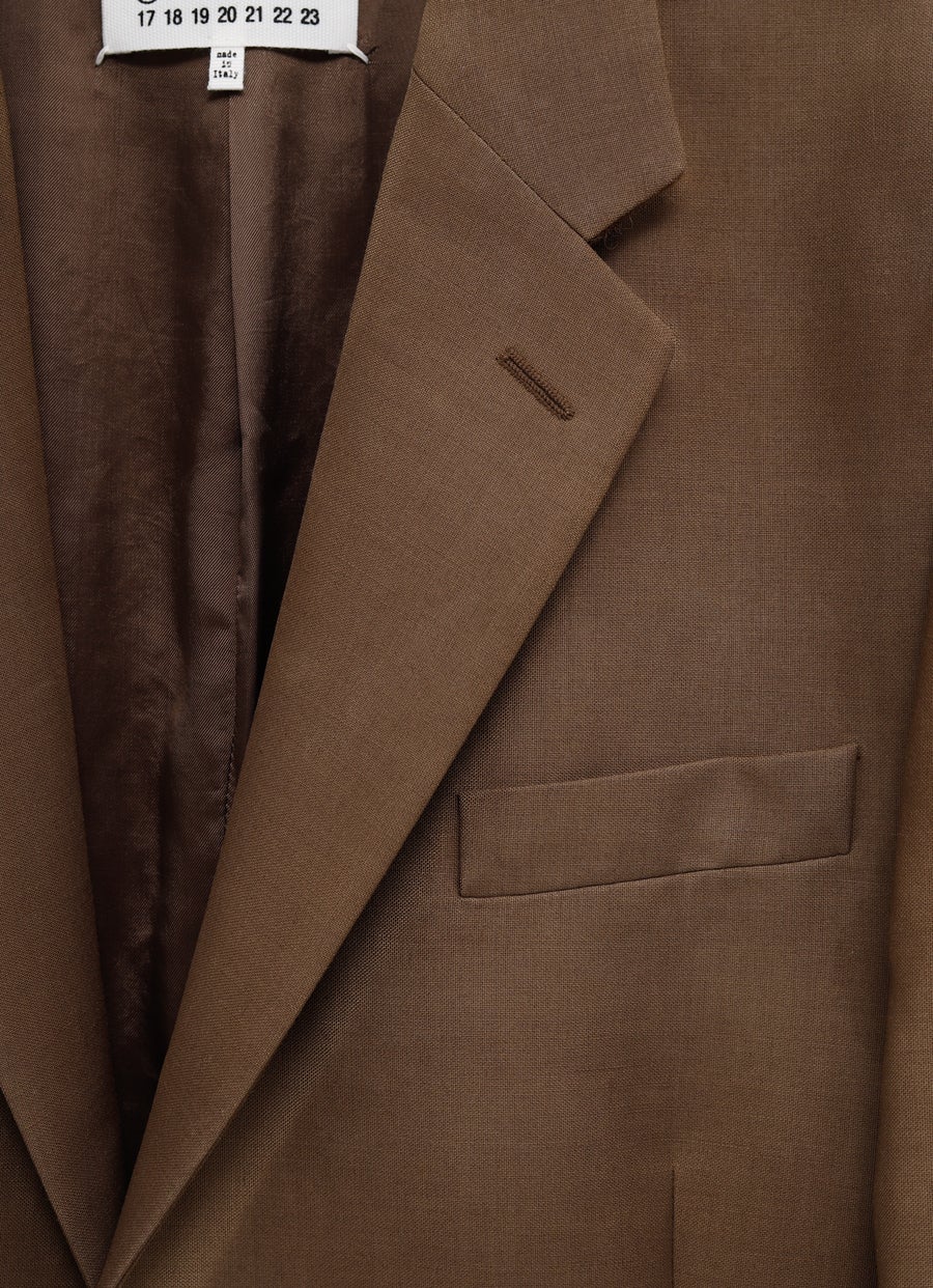 Blazer de mohair para hombre