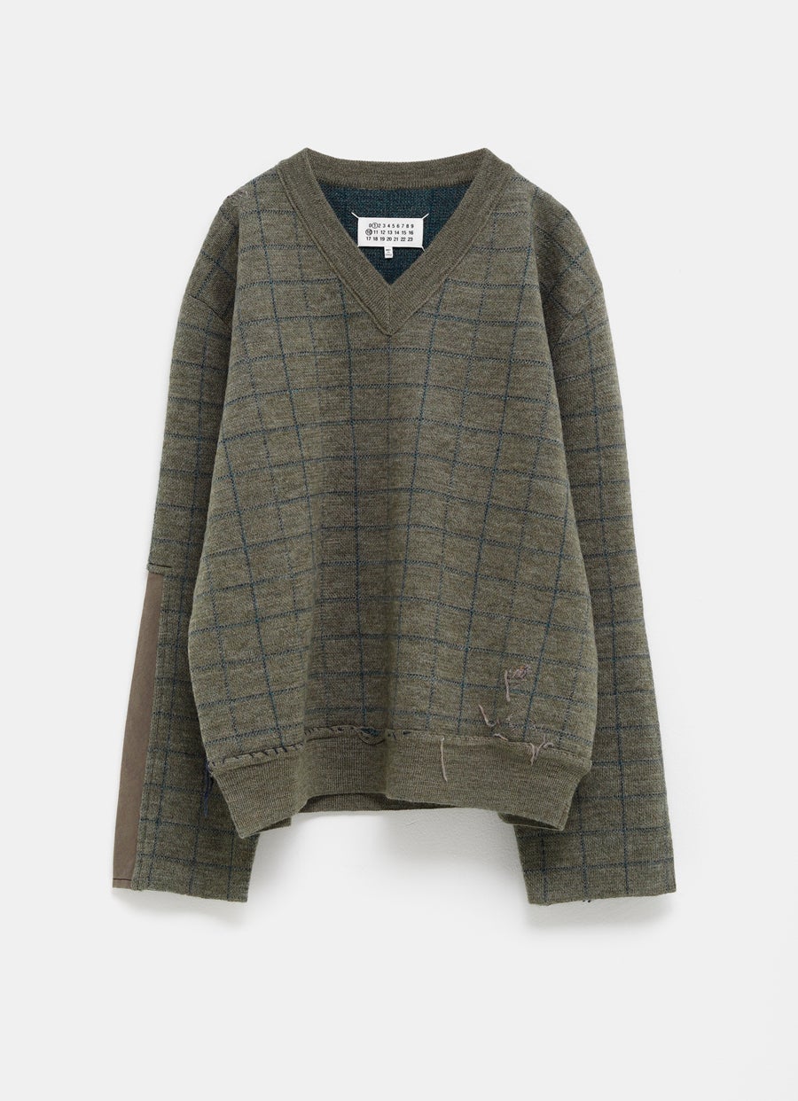 Jersey con cuello de pico para hombre