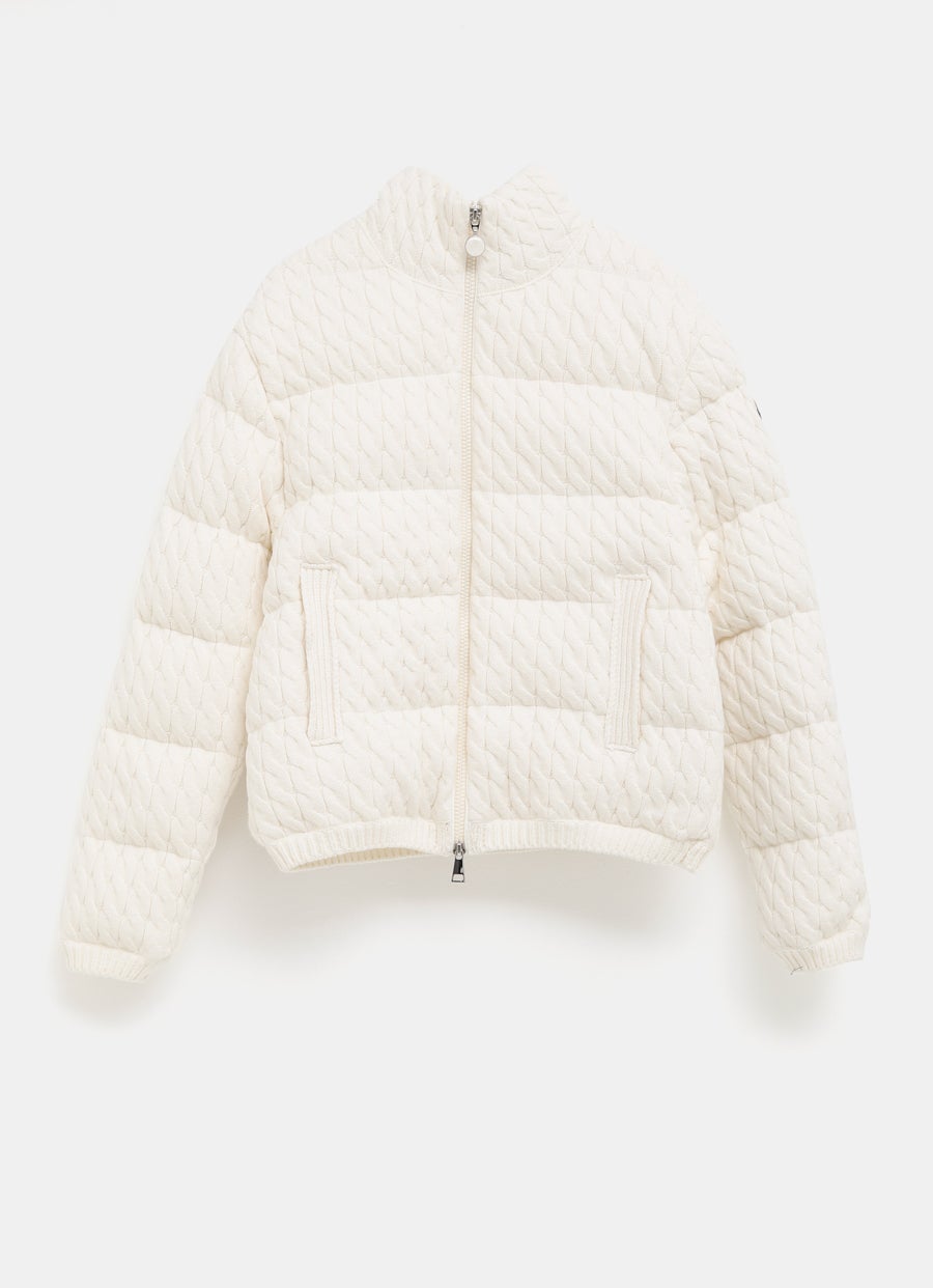 Cárdigan tricot con cremallera para mujer