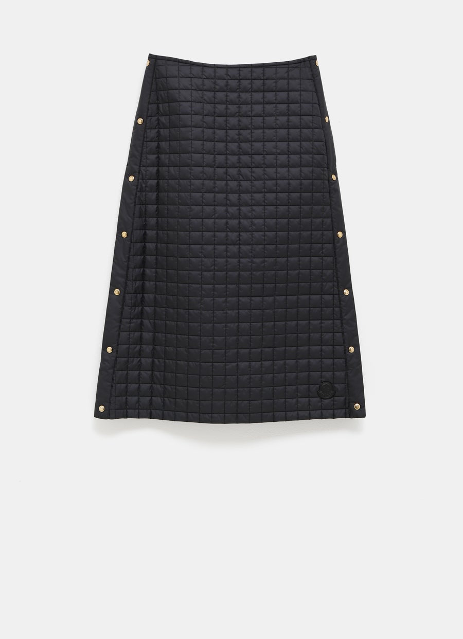 Falda midi acolchada