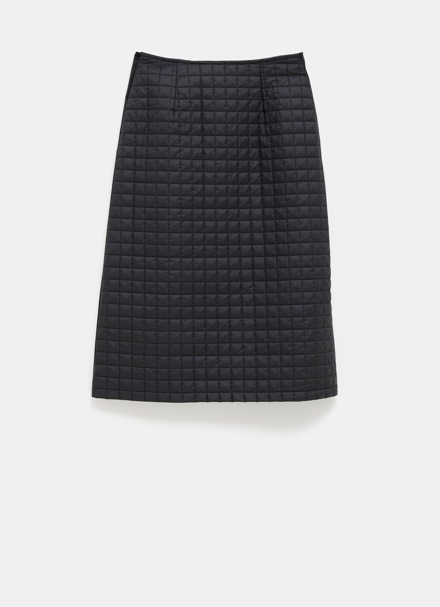 Falda midi acolchada