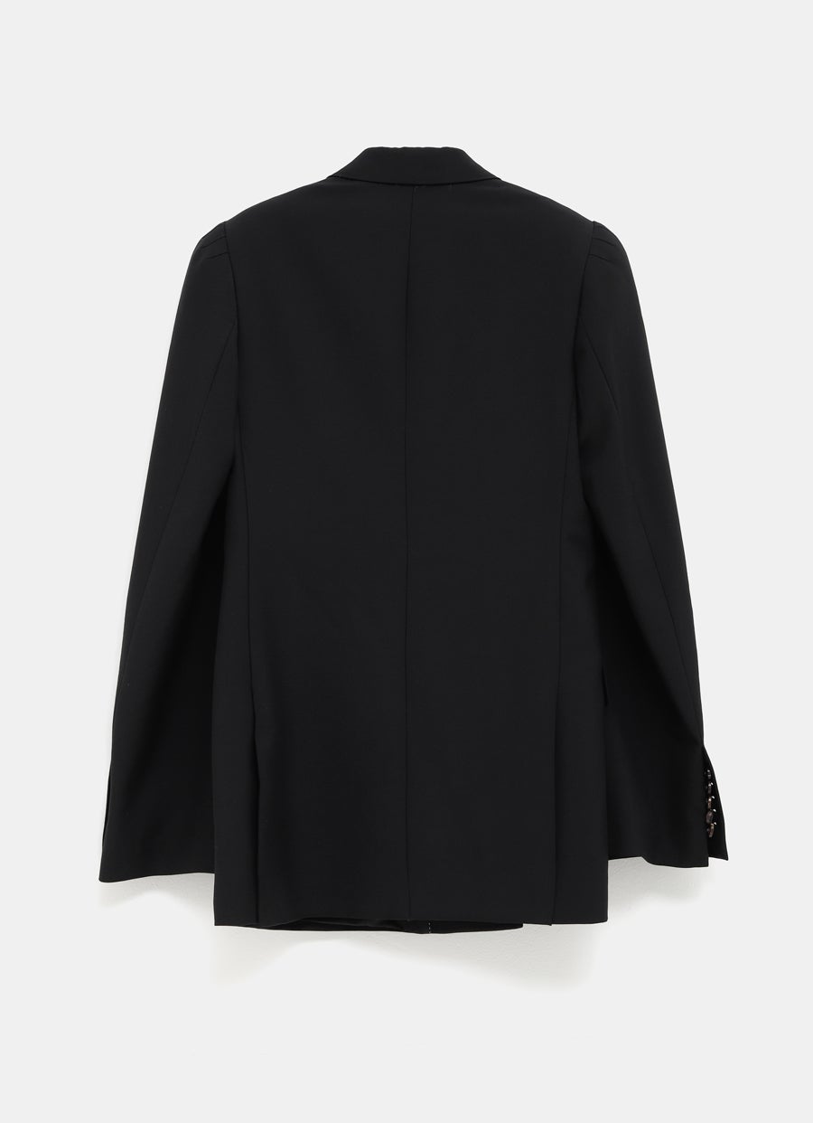 Chaqueta cruzada de lana