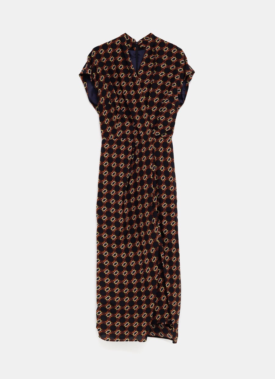 Vestido con detalle drapeado