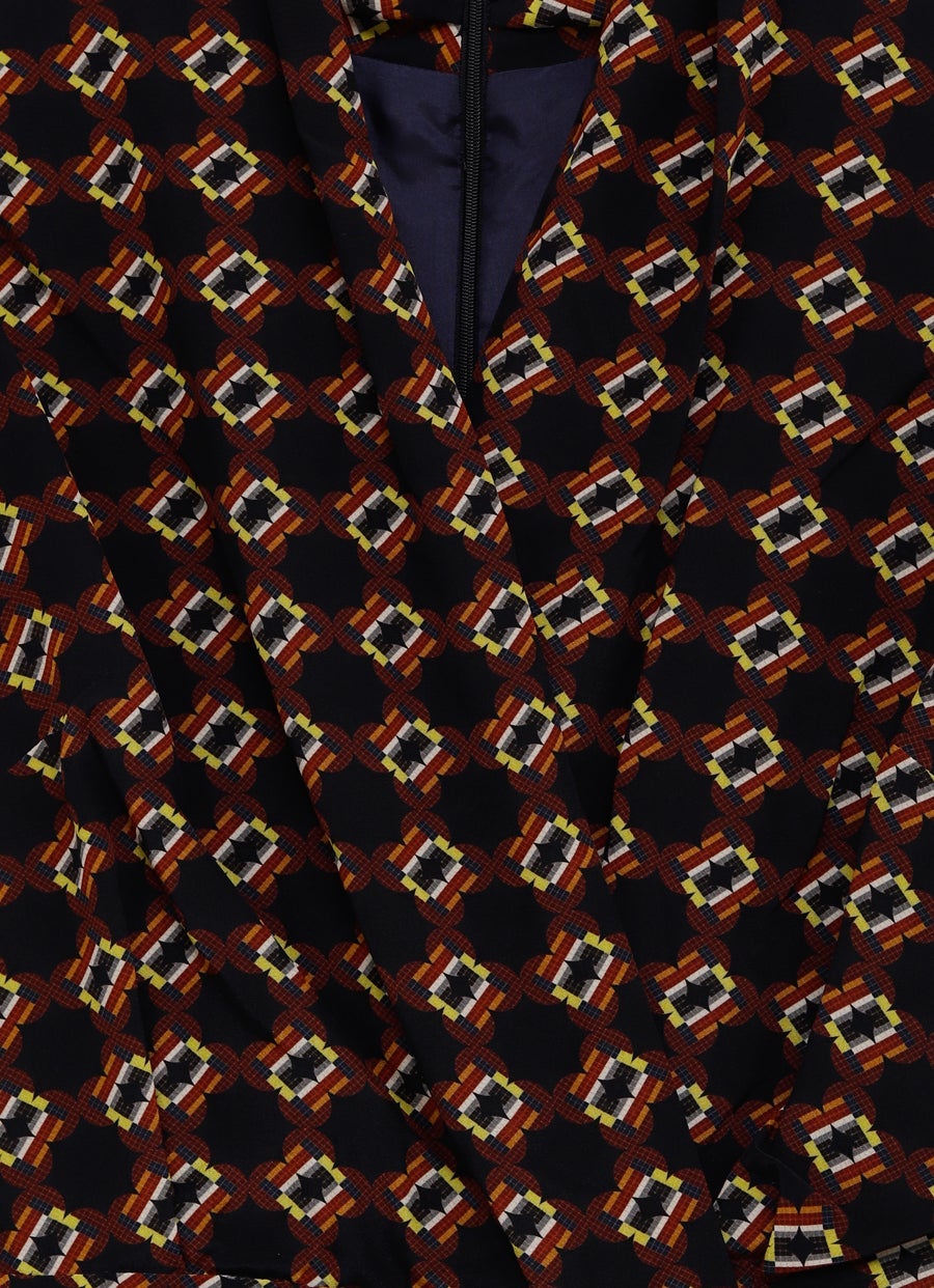 Vestido con detalle drapeado