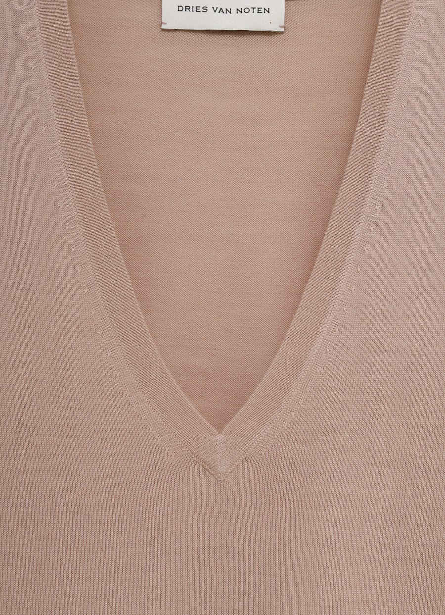 Jersey con cuello de pico