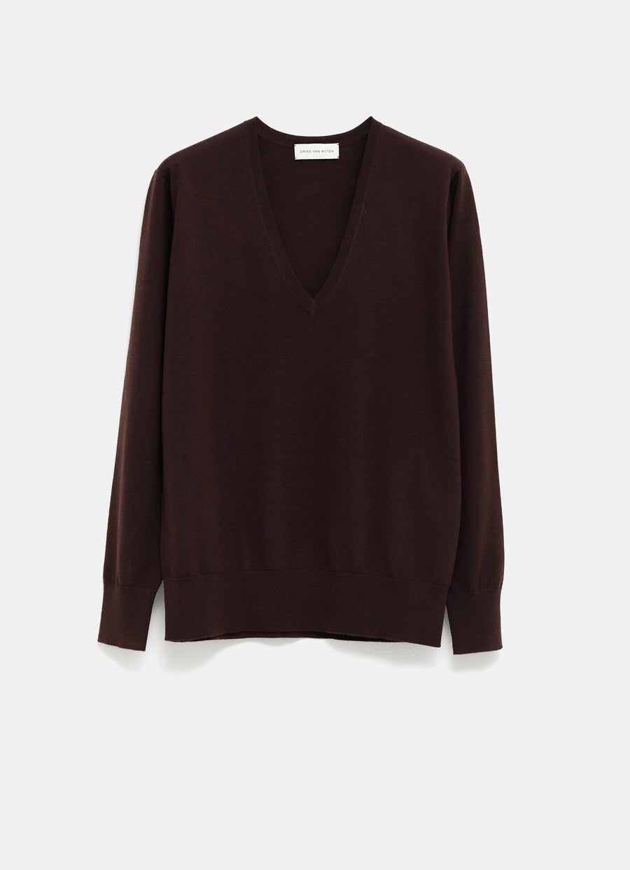 Jersey con cuello de pico