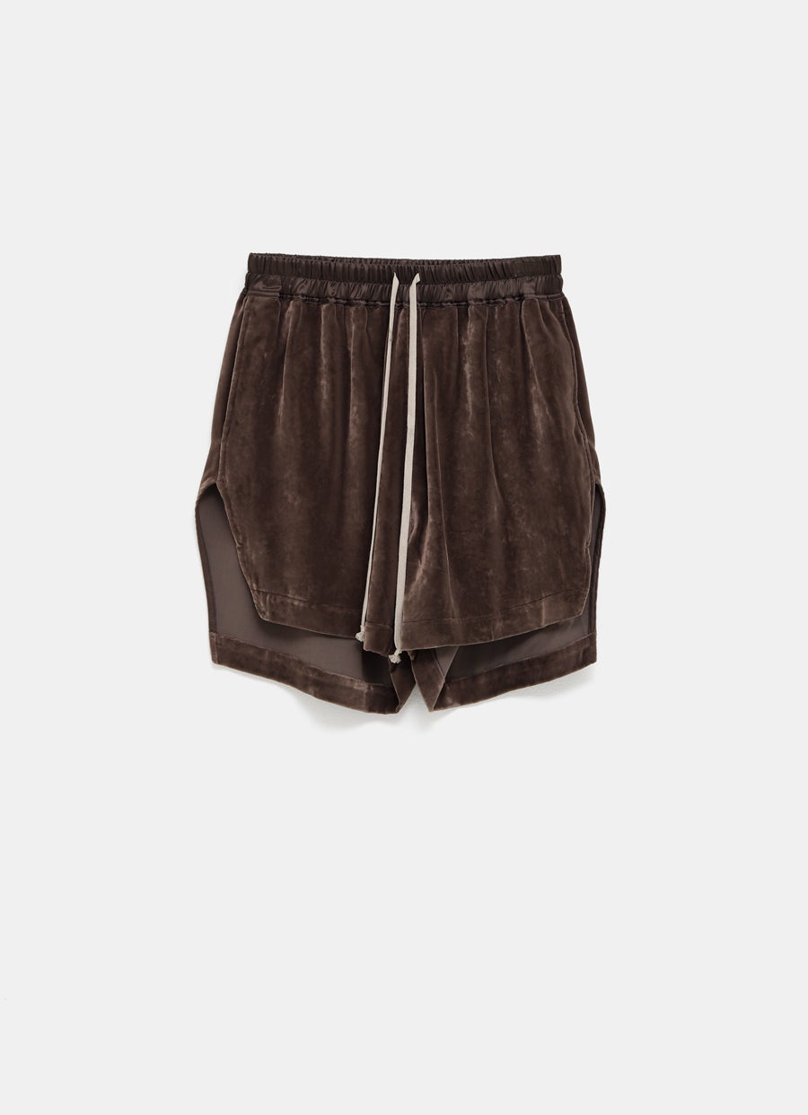 Shorts de terciopelo