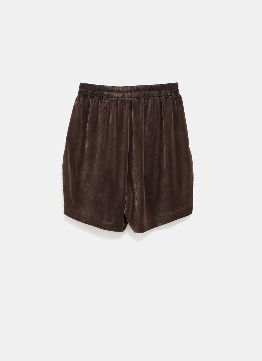 Shorts de terciopelo