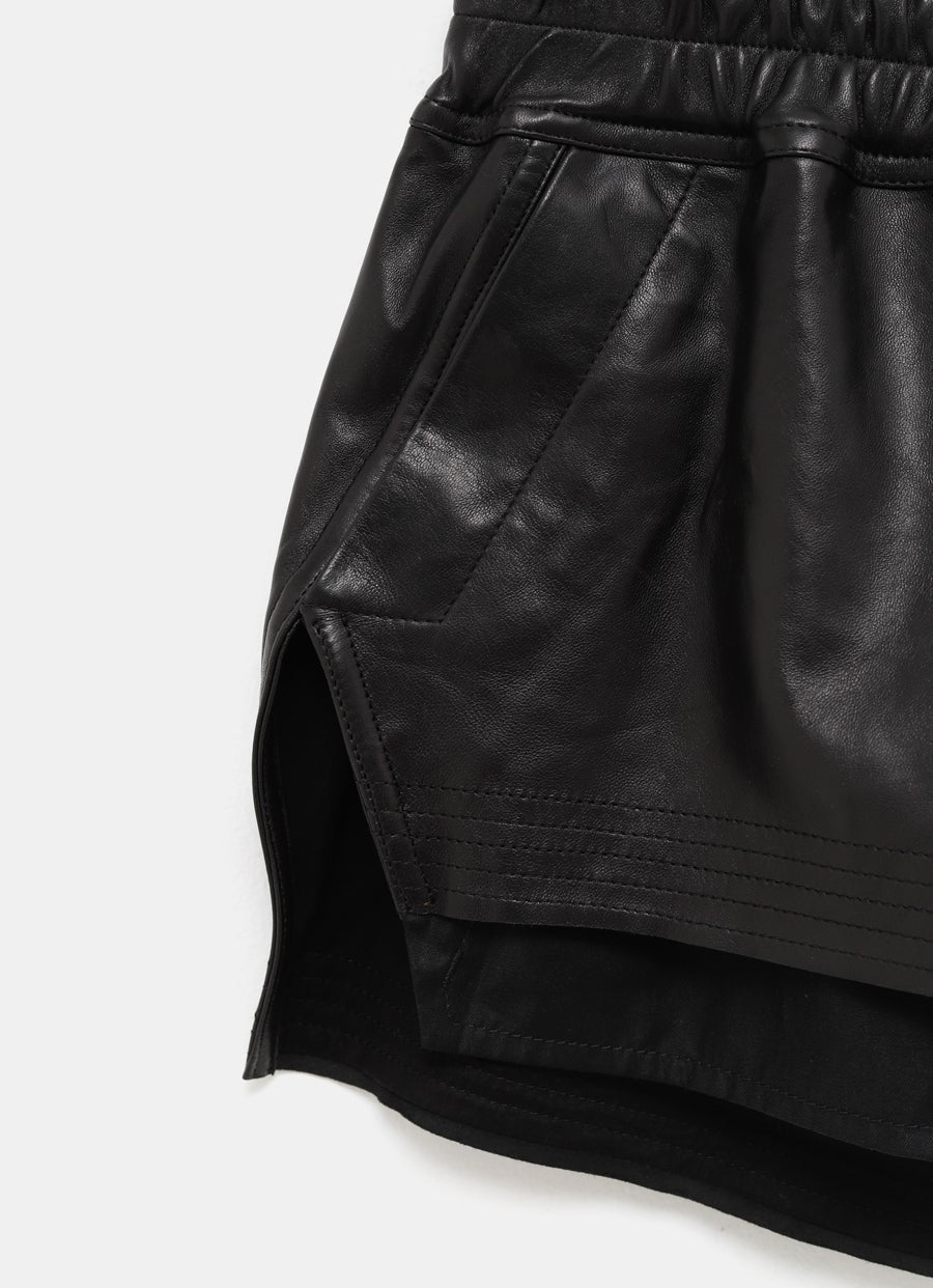 Shorts de cuero