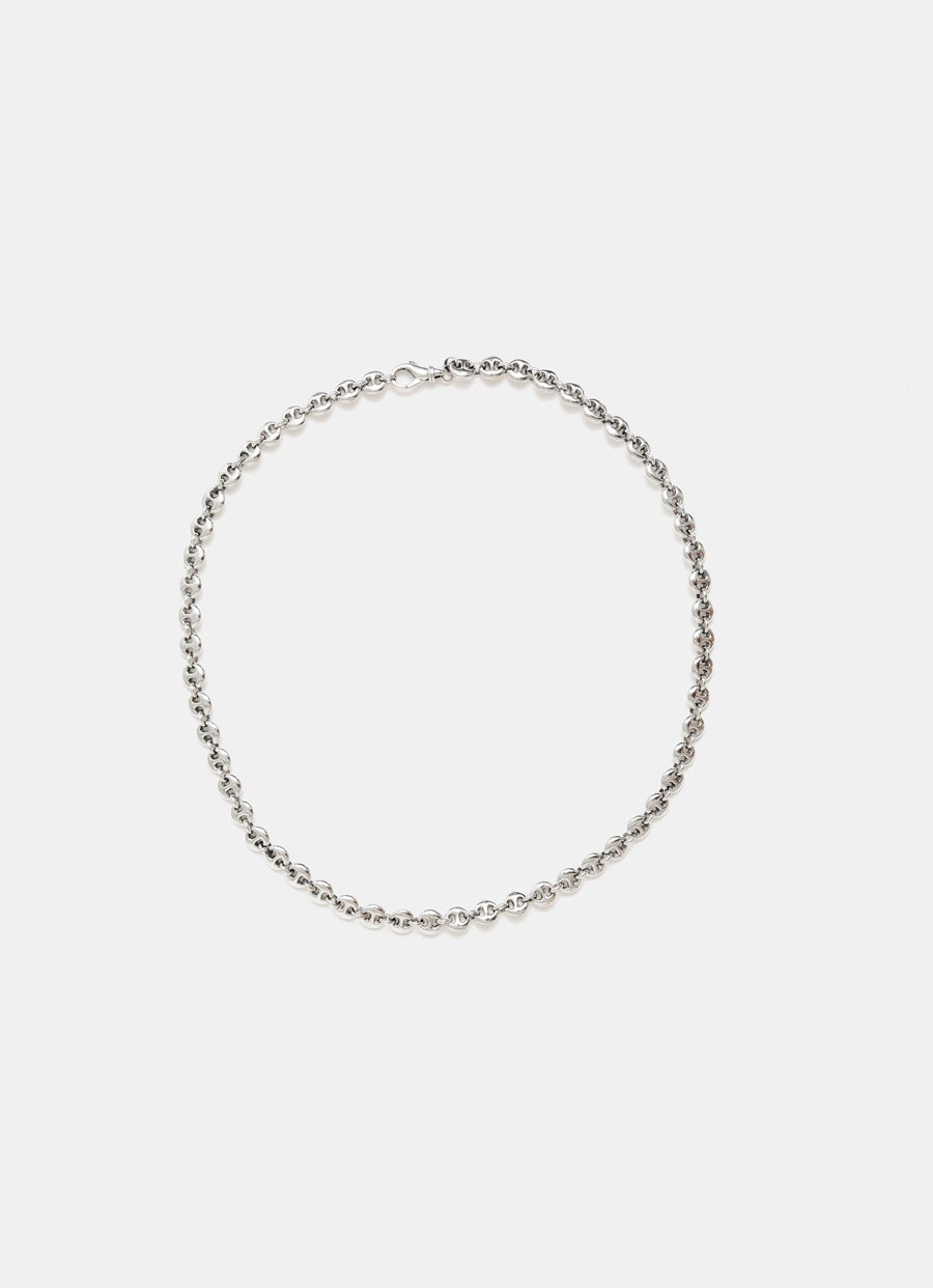 Collar de eslabones circulares pequeños