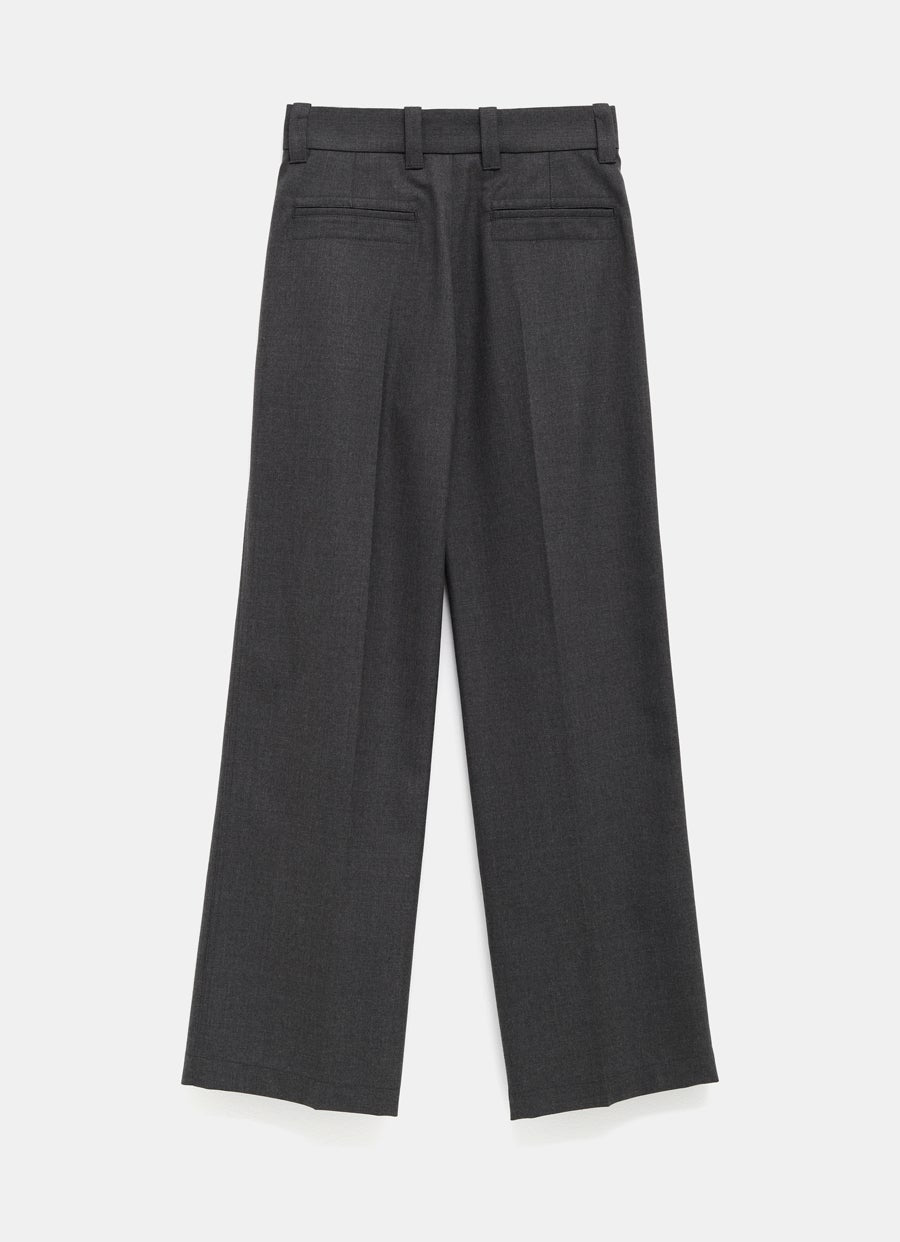 Pantalones rectos de sastre para mujer