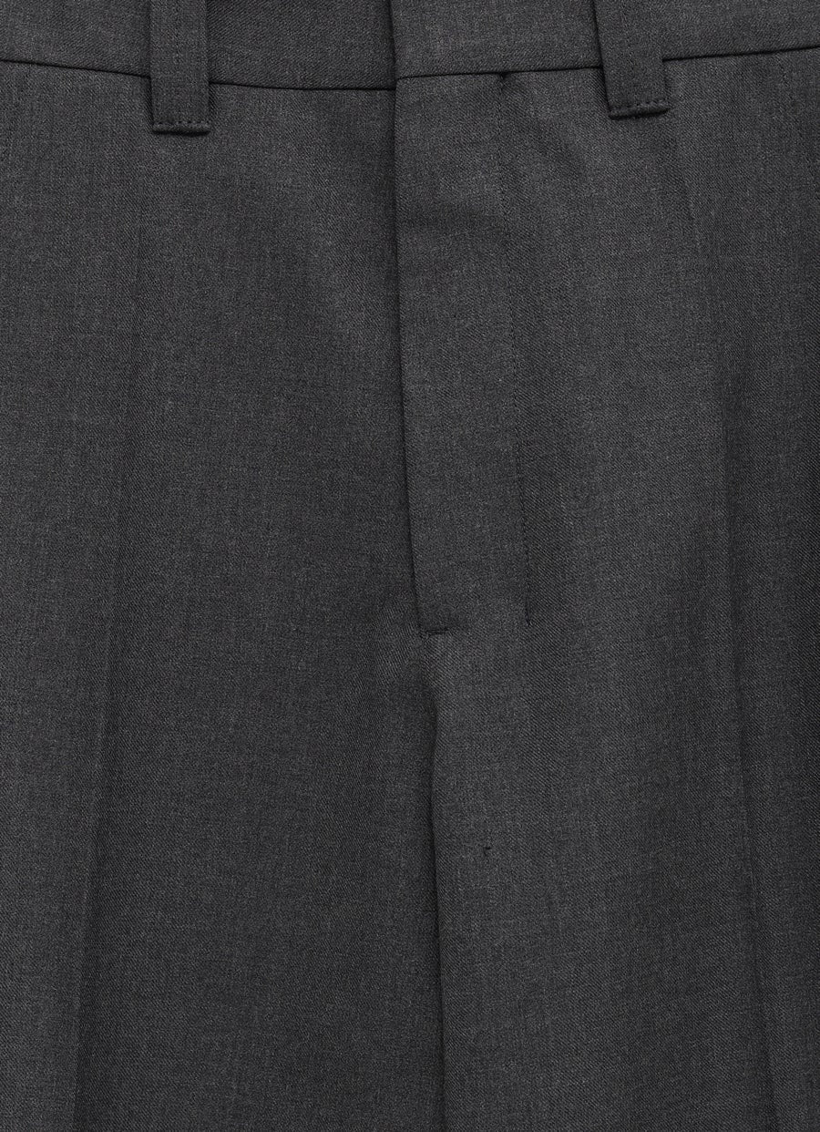 Pantalones rectos de sastre para mujer