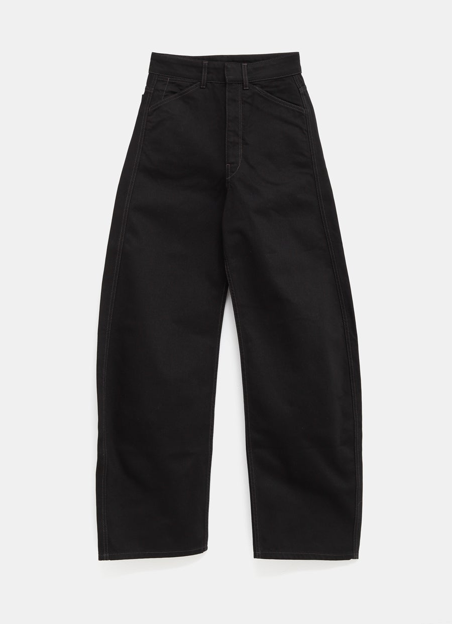 Pantalón de tiro alto con curvas