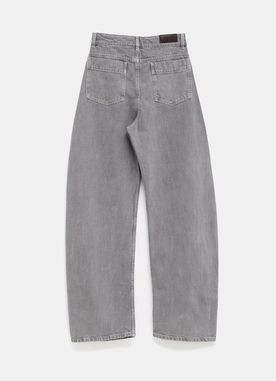 Pantalón de tiro alto con curvas