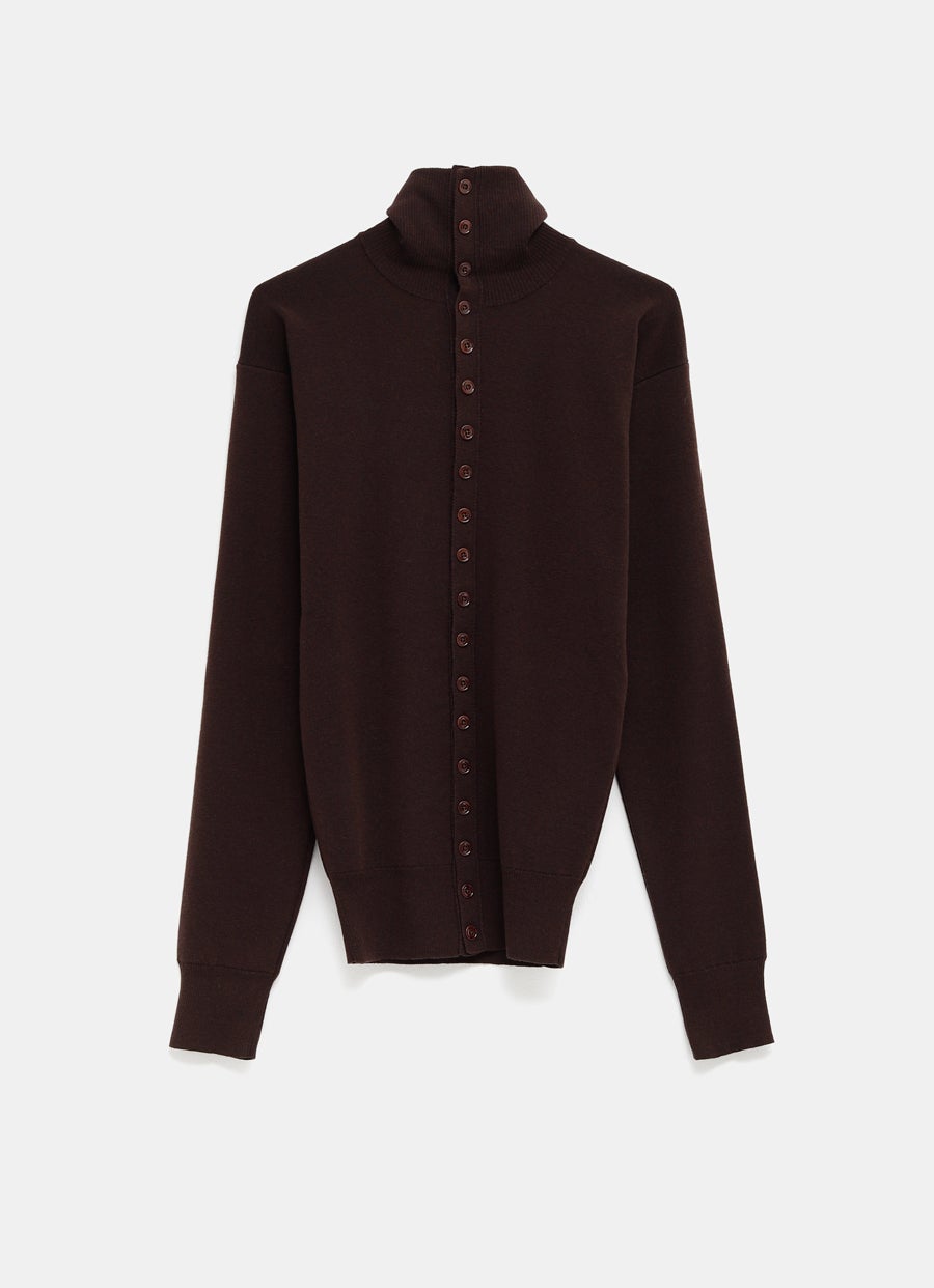Cárdigan ajustado con botones