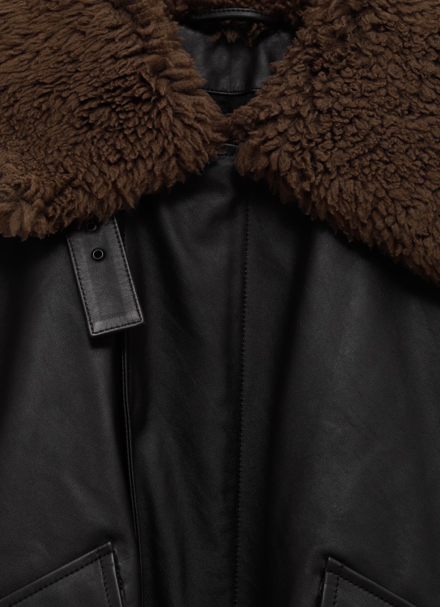 Chaqueta de piel para mujer