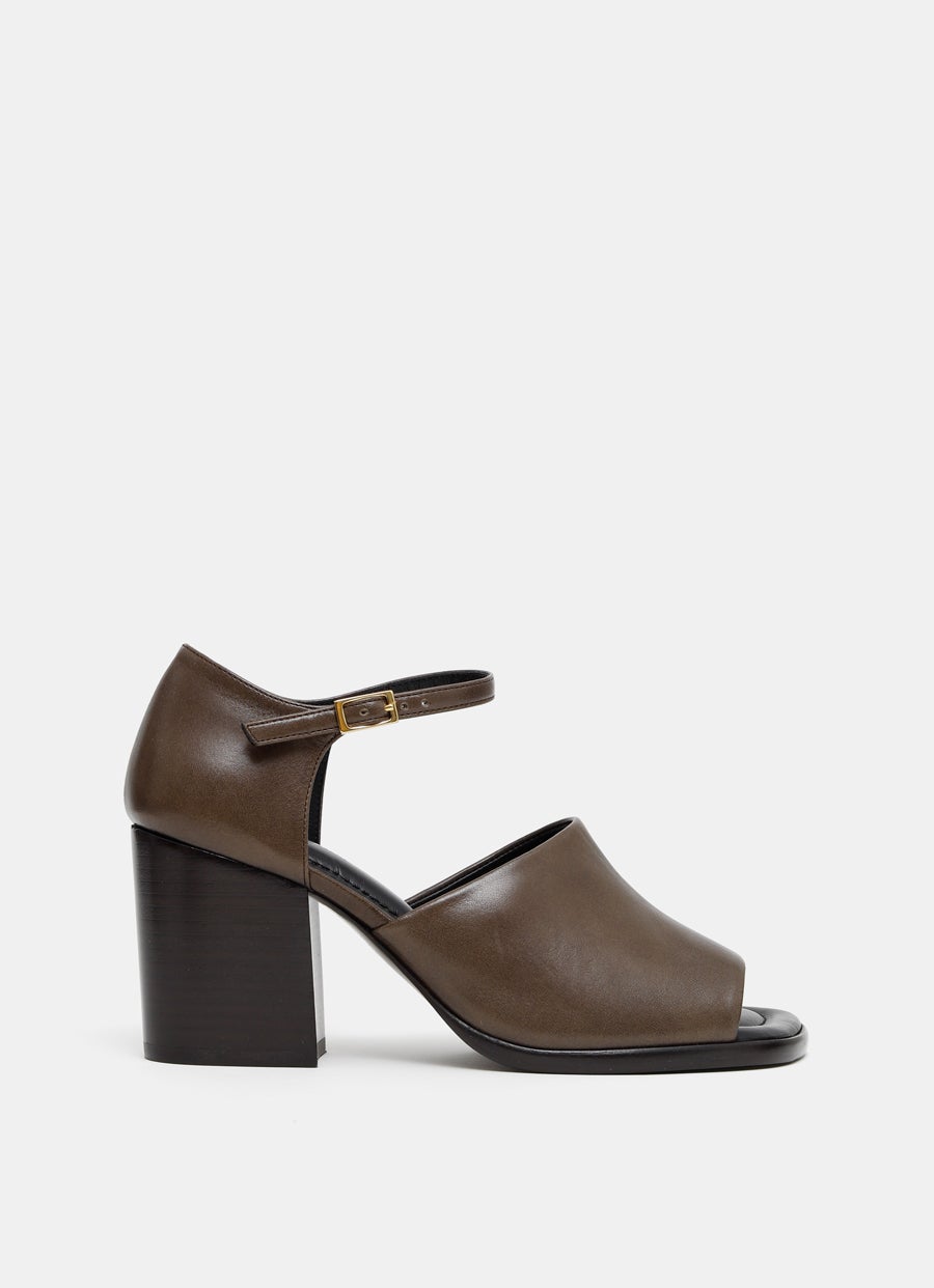 Sandalias de tacón cuadrado 80 para mujer