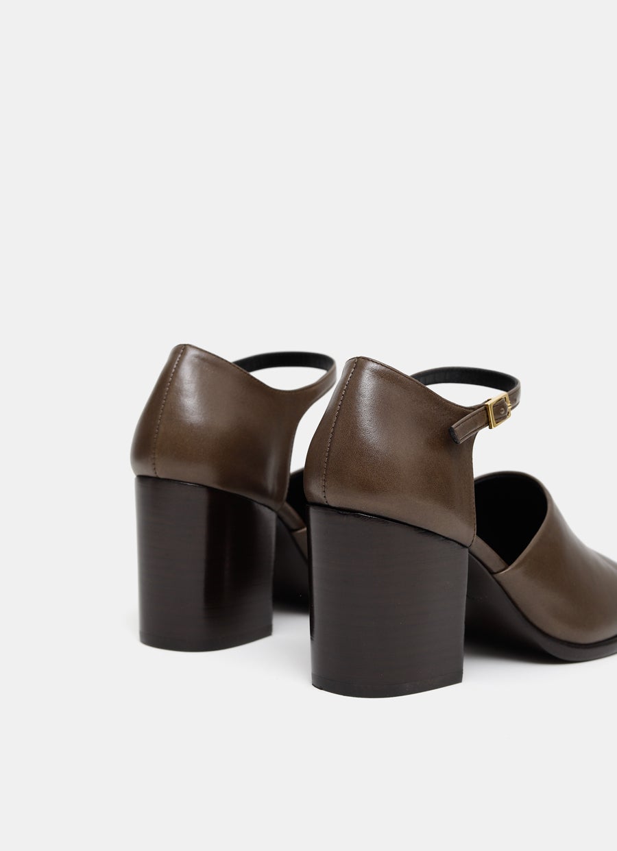 Sandalias de tacón cuadrado 80 para mujer