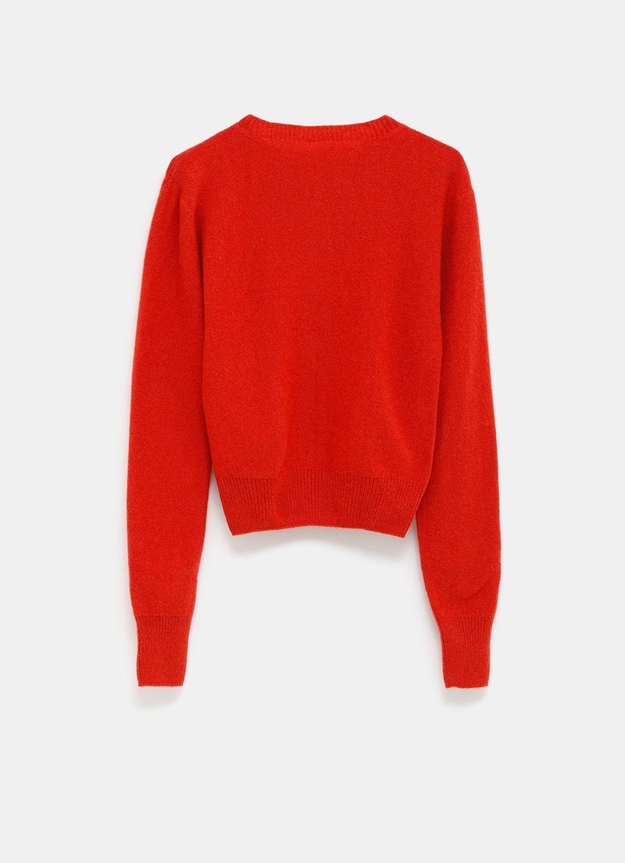 Cárdigan en punto revés