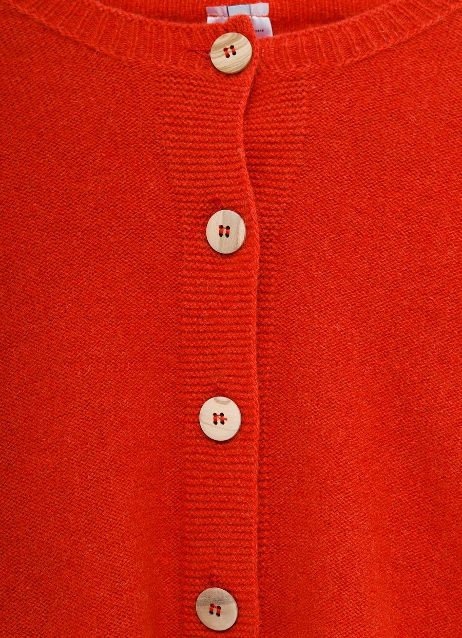 Cárdigan en punto revés