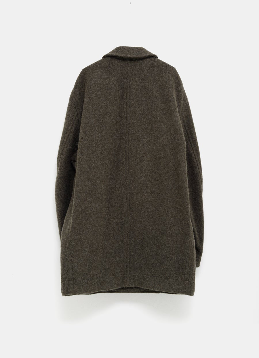 Chaqueta de fieltro de lana para hombre