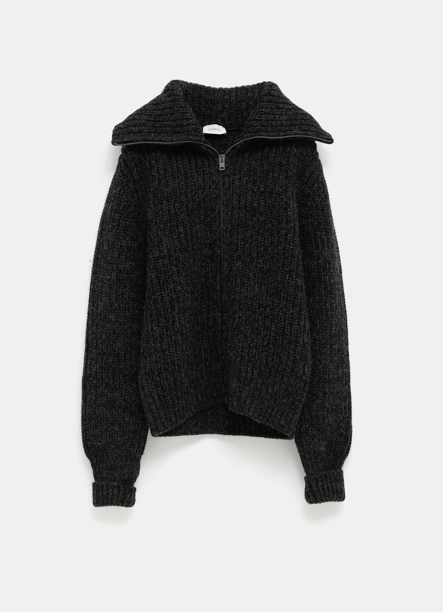 Cárdigan con cremallera para hombre