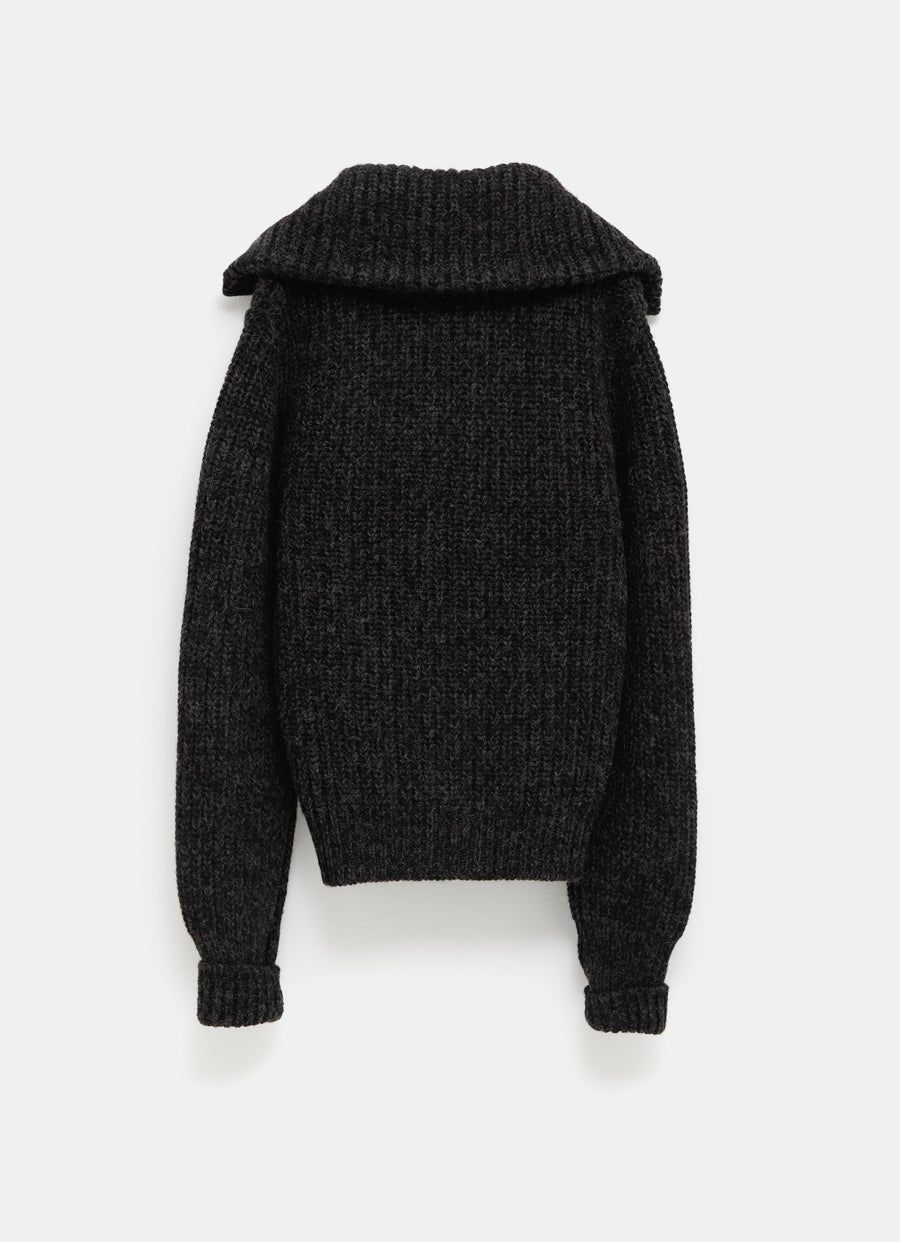 Cárdigan con cremallera para hombre