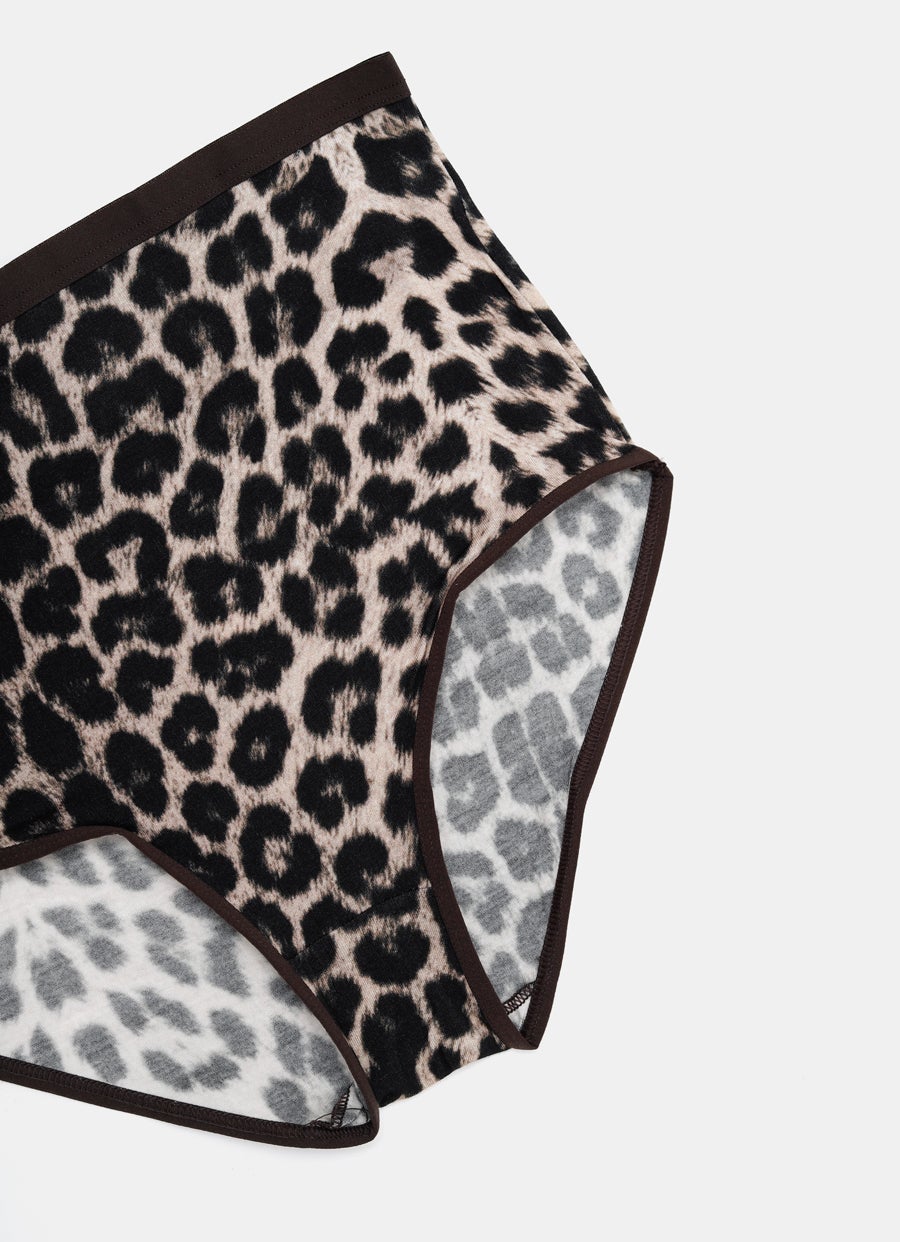 Braga Bell leopardo de talle alto